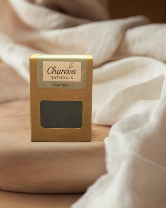 For an in-use or lather shot: _"Natural charcoal soap bar lather — deep cleansing activated charcoal soap, handmade in Canada