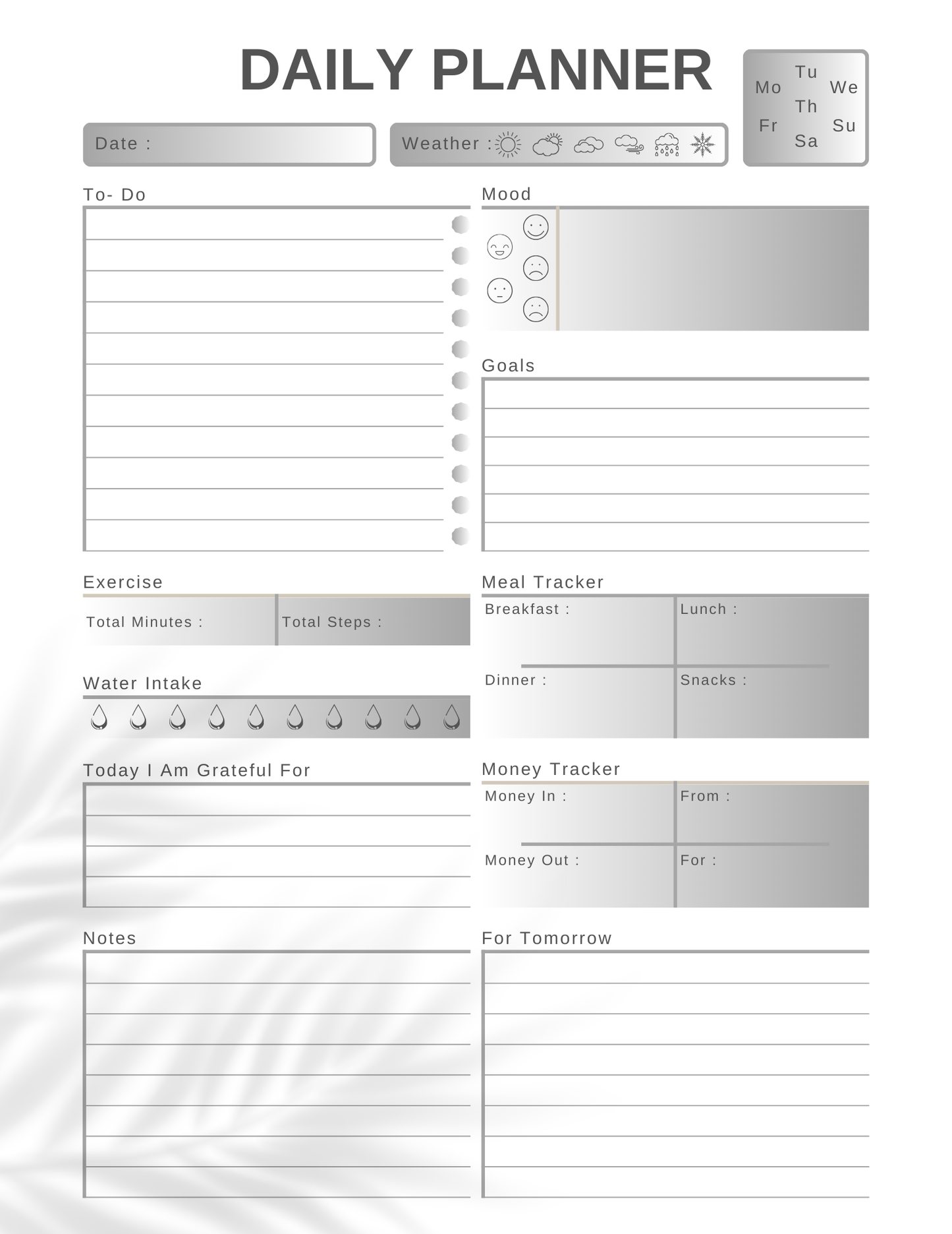 The Digital Reset Planner