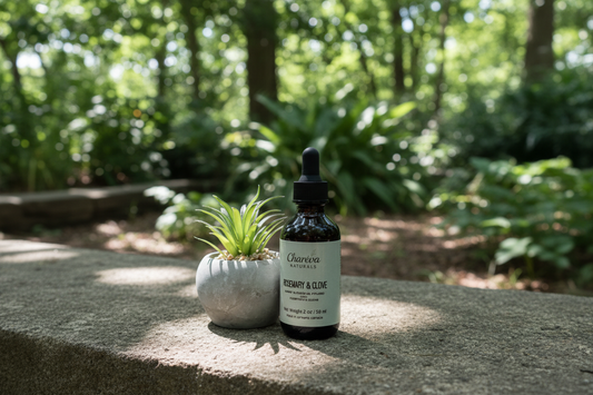 2oz Amber bottle with Infuse oil of frankincense and myrrh charèva brand
